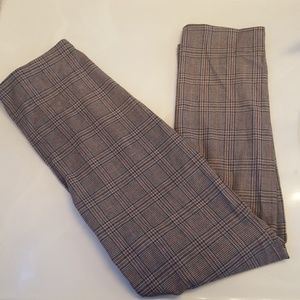 Purr Melrose Beige Plaid Pants - Size XS